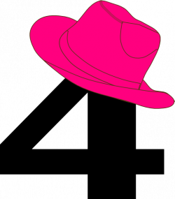 4 Pink Cowgirl Hat Clip Art at Clker.com - vector clip art online ...