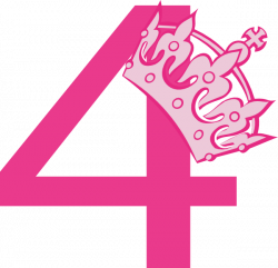 4th Birthday Pink Tiara Clip Art at Clker.com - vector clip art ...