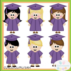 Animated Purple Graduation | Kindergarten Graduation Clip Art 4 ...