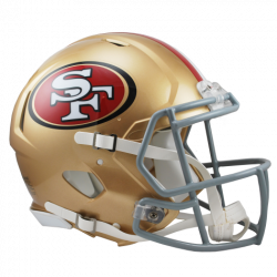 San Francisco 49ers Revolution Speed Authentic Helmet