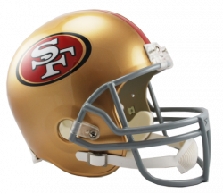 San Francisco 49ers NFL Full-Size Helmet Replica – Dynasty Sports ...
