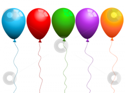 Coloured balloons stock vector