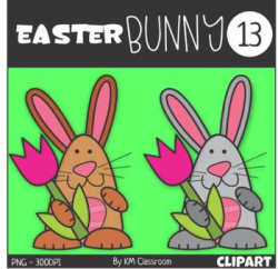 Easter Bunny 13 Clip Art | Easter bunny, Clip art and Classroom clipart
