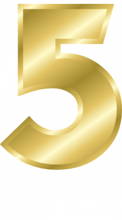 gold number 5 - /signs_symbol/alphabets_numbers/gold/gold_number_5 ...