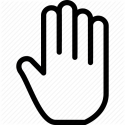 handprint outline outline of hand group 30 free clipart - hatenylo.com