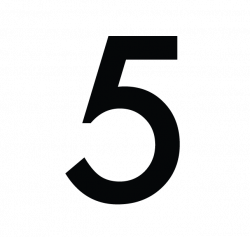 Number 5 PNG images free download