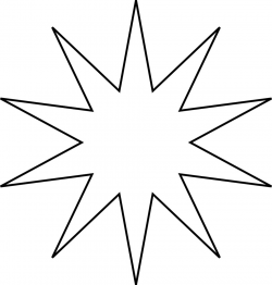 Star ClipArt ETC Beauteous 5 Point Outline | thatswhatsup