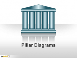 Pillar Diagrams - Editable PowerPoint Slides