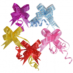 Pull Flower Ribbon: L-41cm, W -3cm, 5 Ribbons per pack - Asian Hobby ...