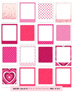 Digital Frame Clipart Frames Pink Frame Clip Art Commercial Use ...