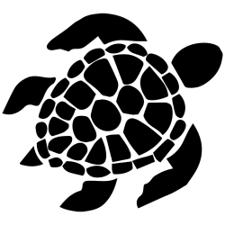 STICKERSLUG Sea Turtle Decal Sticker (turquoise, 5 inch ...