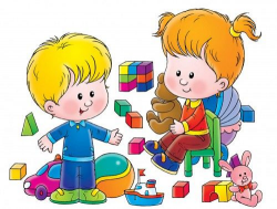 children playing with toys clipart 5 | Clipart Station