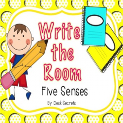 Write the Room - Five Senses by Desk Secrets | Teachers Pay Teachers