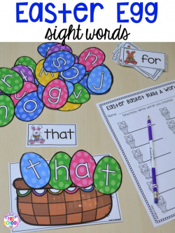 Easter Centers and Activities for Little Learners (Peep Freebie ...