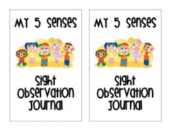 Five Senses Sight Observation Journal