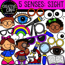 Sight: Five Senses Clipart {Creative Clips Clipart}
