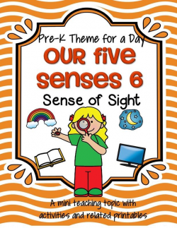 Our Five Senses 6 - Sense of Sight - theme pack for preschool and ...