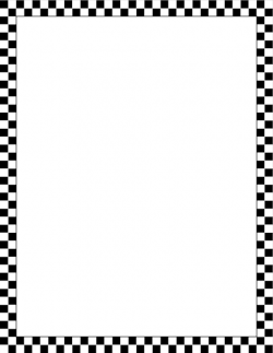 Printable black and white checkered border. Free GIF, JPG, PDF, and ...