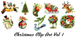 Vintage Christmas | Graphic stuff | Retro christmas, Vintage ...