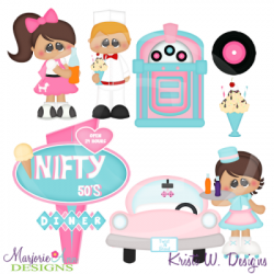 50'S Diner SVG Cutting Files Includes Clipart - $3.90 : Marjorie Ann ...