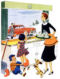 443 best Mid-Century: Family & Home Illustrations images on ...