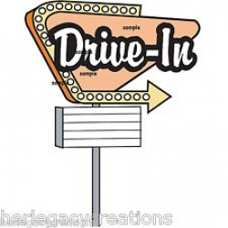 50s Drive In Clipart