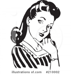 Woman Clipart #210002 - Illustration by BestVector