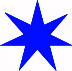 Blue Star.7 Clipart