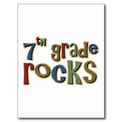 7th Grade Rocks Clipart