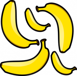 Bananas! Clip Art at Clker.com - vector clip art online, royalty ...