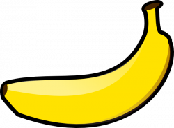 Banana Clip Art at Clker.com - vector clip art online, royalty free ...