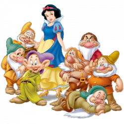 Snow White And The Seven Dwarfs - Cartoon Clipart