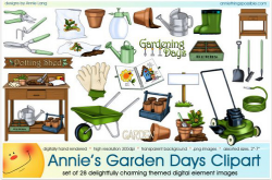 Garden Days Clipart | Annie Things Possible Designs by Annie Lang