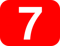 Number 7 PNG images free download, 7 PNG