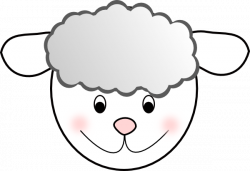 Lamb Print Out | Smiling Good Sheep clip art - vector clip art ...