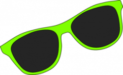 Green Sunglasses Clip Art at Clker.com - vector clip art ...
