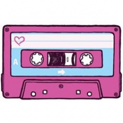 cassette tape silhouette - Google Search | Wedding invite motifs ...