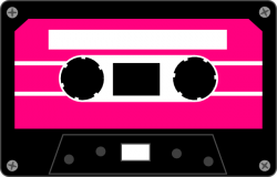 Colorful Cassette Tapes Clipart