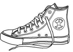 Converse shoe lineart by Conversefan10.deviantart.com on @DeviantArt ...