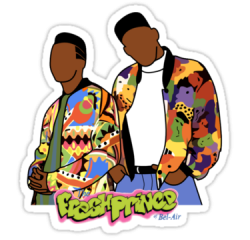 Fresh Prince' Sticker by Prince92 | Fresh prince, Artsy and Drawings
