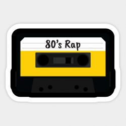 Retro 80s Rap Cassette Tape Audiocassette Mixtape