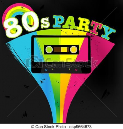 10 best 80's clipart images on Pinterest | 80 s, 80s music and 80s party