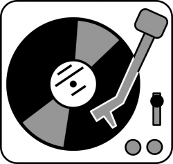 record player | tattoos | Pinterest | Clip art, Royalty and Vector ...