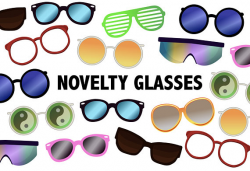 NOVELTY GLASSES CLIPART Sunglasses clipart funky glasses