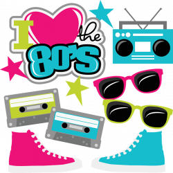 I Heart The 80's SVG cut files for scrapbooking 80's svg files ...