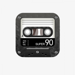 Tape Recorder In The 1990s, 90, The 90s, Magnetic Tape PNG Image and ...