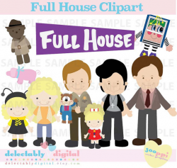 Clipart Full House 90s Nostalgia tv show Personal and