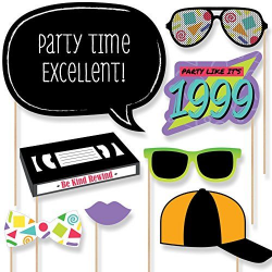 90's Throwback - 90's Party Photo Booth Props Kit - 20 Co... https ...