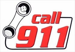 Dial 911 Fire Clipart