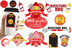 BBQ clipart, Barbeque clip art, Barbecue party clipart, Barbecue ...